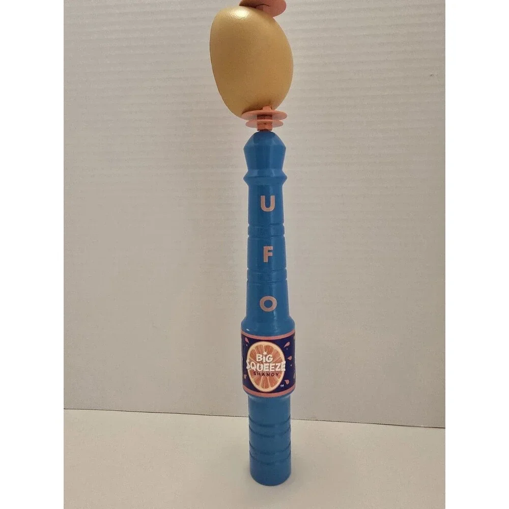 UFO Big Squeeze Shandy Beer Tap Handle Harpoon Brewery Grapefruit 16.5”